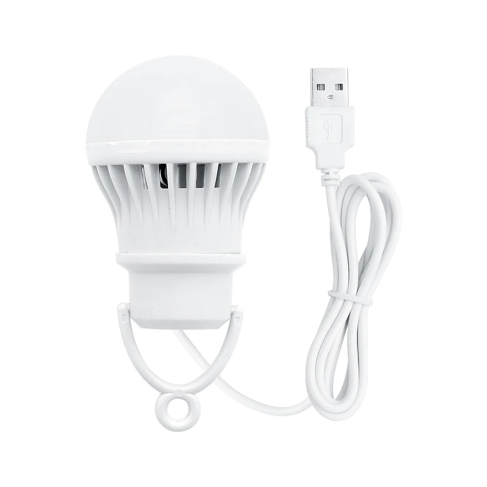 3W USB Toitega LED Lamp Pirn 300lm 6500K Kaasaskantav Laternate Öö Valguses Väljas Matkamine, Telkimine Kalapüük Telk Reisi Valgustus